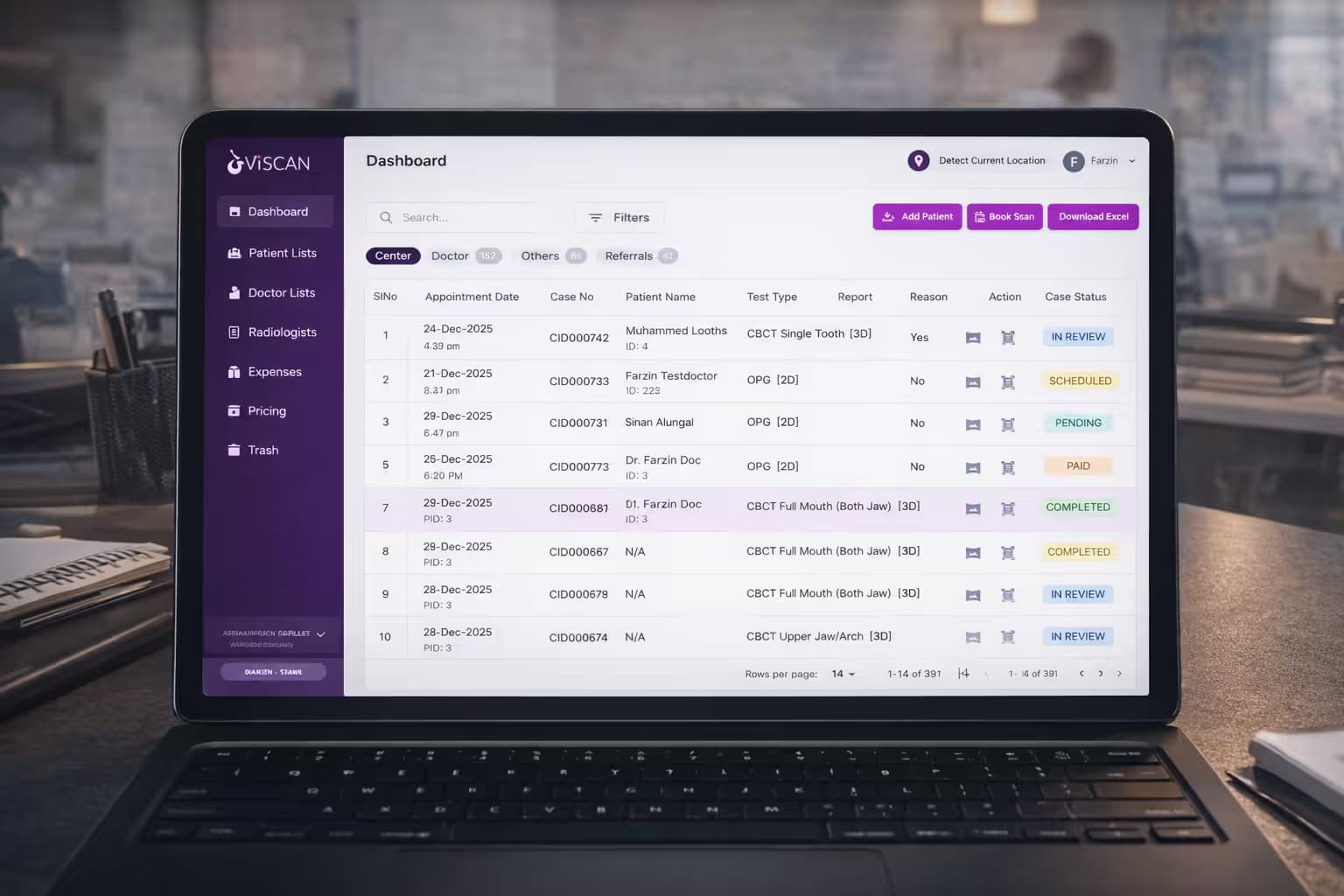 Viz Platform Dashboard